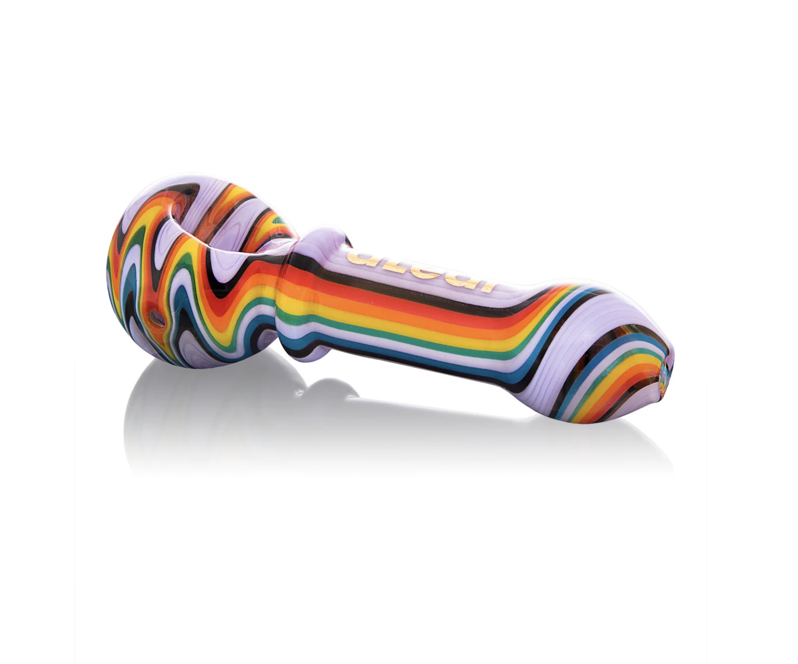 AL Handpipe Wig Wag 4.5" / Milk Purple